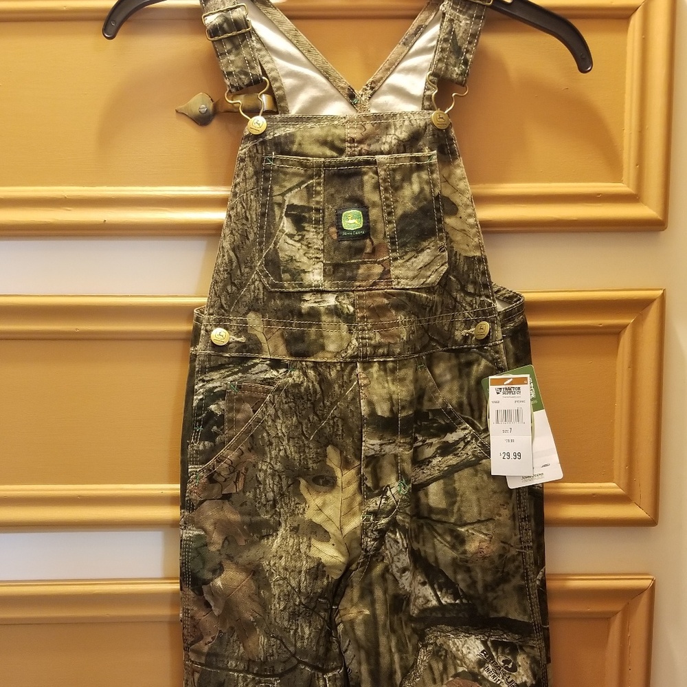 NWT Boys John Deere overalls